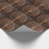 Australisches Holz: 3D Warah Tree Wood Print, Geschenkpapier (Ecke)