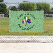 Australisches irisches Kleeblatt Personalisiert Banner (Insitu)