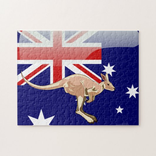 Australisches Känguru Puzzle (Horizontal)