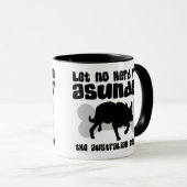 Australisches Kelpie-In Herden leben Tasse (VorderseiteRechts)