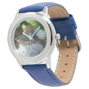 Australisches Kookaburra Nah Up, Kinder aufpassen Armbanduhr