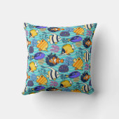 Australisches Korallenriff Kissen (Rückseite)