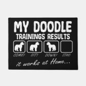 Australisches Labradoodle Doodle Dog Funny Design Fußmatte (Vorderseite)
