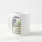Australisches lachendes Kookaburra Kaffeetasse (Vorderseite Links)