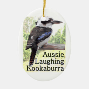 Australisches lachendes Kookaburra Keramik Ornament