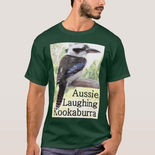 Australisches lachendes Kookaburra T-Shirt (Vorderseite)