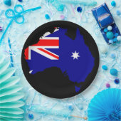 Australisches Land Pappteller (Party)