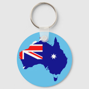 Australisches Land Schlüsselanhänger