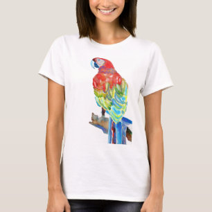 Australisches Macaw Parrot Watercolor art T Shirt