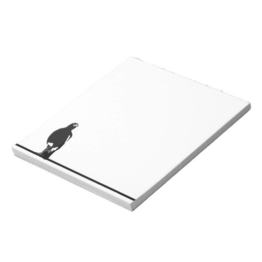 Australisches Magpie Notizblock (Rotiert)