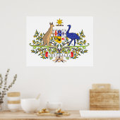 australisches Nationalemblem Poster (Küche)