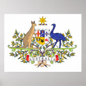 australisches Nationalemblem Poster (Vorne)