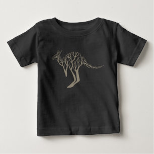 Australisches Outback Kangaroo Tree Nature Baby T-shirt