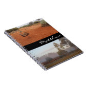 Australisches Outback Notebook mit Namen Notizblock (Rechte Seite)