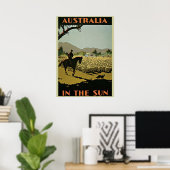 Australisches Outback Poster (Heimbüro)