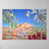 Australisches Outback Poster (Vorne)