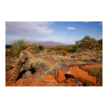 Australisches Outback-Wüstenposter