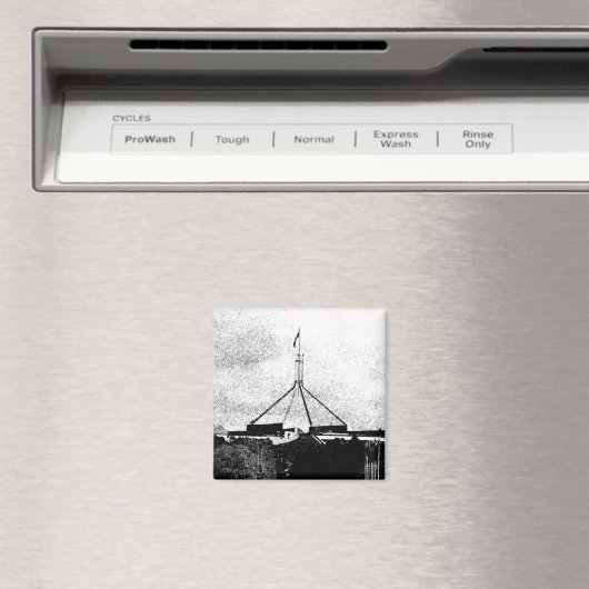 Australisches Parlament - Canberra Magnet (In Situ (Geschirrspüler))