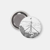 Australisches Parlament - Canberra Magnet (Vorderseite/Rückseite)