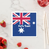 Australisches Party Time Serviette (Beispiel)