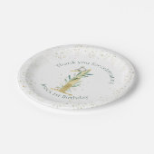 Australisches Party zum 1. Geburtstag Pappteller (Schrägansicht)