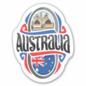 Australisches Proud Aufkleber (Vorderseite)