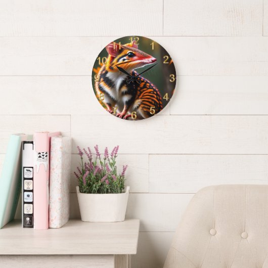 Australisches Quoll, Wall Clock Große Wanduhr (Lesesaal)