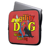 Australisches Rind Dog Agility Laptopschutzhülle (Vorderseite Links)