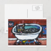 Australisches Rind-Dog-Bad Postkarte (Vorne/Hinten)