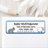 Australisches Rind Dog Herding Sheep (Insitu)