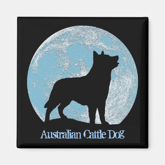 Australisches Rind Dog Magnet (Vorne)