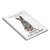 Australisches Rind Dog Mama Notebook Notizblock (Rechte Seite)