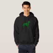 Australisches Rinderhund Kleeblatt St Patrick S Da Hoodie (Vorne ganz)
