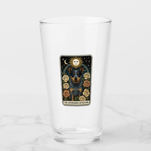 Australisches Rindvieh Glas (Vorderseite)