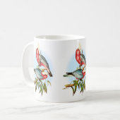 Australisches Rosa Galah Cockatoo Kaffeetasse (Vorderseite Links)