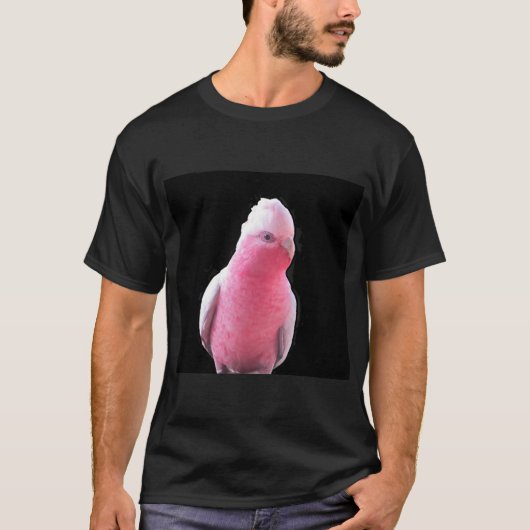 Australisches rosa Galah T-Shirt (Vorderseite)