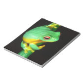 Australisches Rotes Auge Treefrog, Litoria chloris Notizblock (Rotiert)