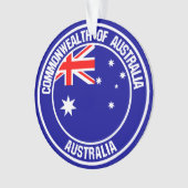 Australisches RundEmblem Ornament (Vorderseite)