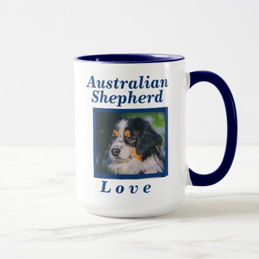 Australisches Schäfer-Liebe-Hundegeschenk für sie Tasse (Rechts)
