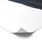 Australisches Schwarzschnabelposter Poster (Ecke)