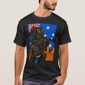 Australisches Sci Fi Soldier Girl. T-Shirt