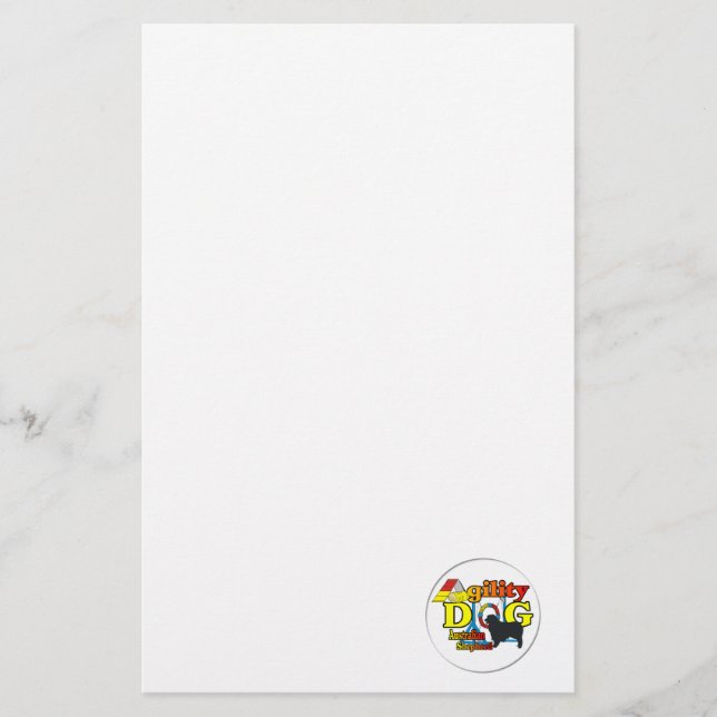 Australisches Shepherd-Agility (Vorderseite)