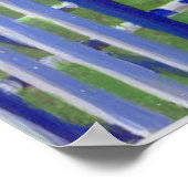 Australisches Shepherd Agility Dog Portrait Poster (Ecke)