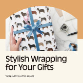 Australisches Shepherd Coat Pattern Wrapping Paper Geschenkpapier