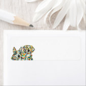 Australisches Shepherd Plott Hound Address Label (Insitu)