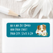 Australisches Shepherd Red Merle Rücksendeadresse (Insitu)