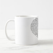 Australisches Slang-Herz Kaffeetasse (Links)
