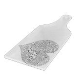 Australisches Slang-Herz Schneidebrett (Ecke)