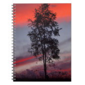 Australisches Stormy-Sunset-Notebook Notizblock (Vorderseite)