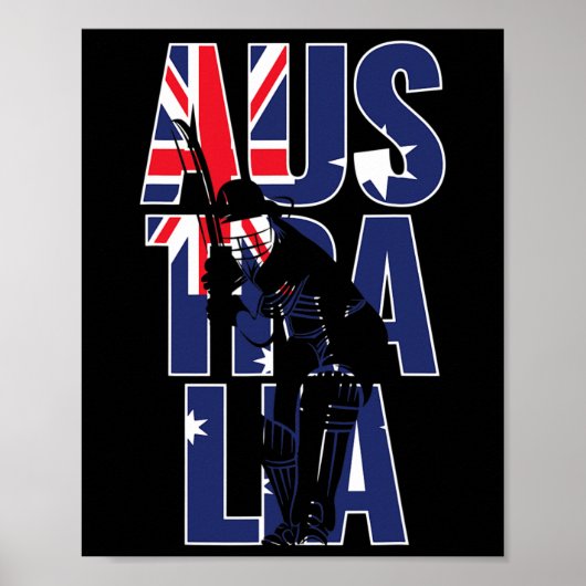 Australisches Supporter-Team Kit Geschenk Australi Poster (Vorne)